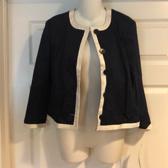 NWT Ralph Lauren navy & cream light weight jacket - Picture 4 of 6
